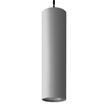 Lampa sufitowa wisząca ROLLER 6P srebrny zwis tuba nad stół (4)