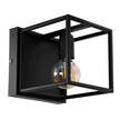 Kinkiet Case 13/1C w stylu loft, czarny, metalowy - idealny do nowoczesnego mieszkania