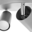 Spot Lampa sufitowa ścienna tuba Roller 3P srebrny (3)