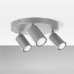 Spot Lampa sufitowa ścienna tuba Roller 3P srebrny (2)