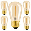 5x Żarówka LED do girland E27 S14 0,5W ciepła amber girlandowa (3)