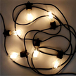 Girlanda świetlna 5m 10xE27 czarna Lampki ogrodowe IP44 światełka na taras (2)
