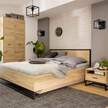 Kinkiet Case 13/1C w stylu loft, czarny, metalowy - idealny do nowoczesnej sypialni