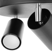ROLLER 3 Lampa punktowa czarna tuba plafon (3)